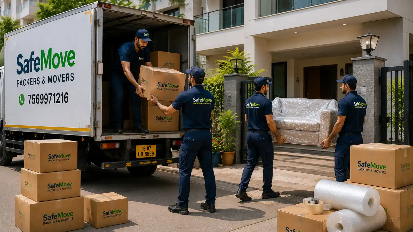 Local packing and moving service in Kondapur, Hyderabad